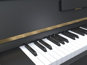Digital piano musical instruments 06 Model 3D