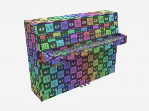 Digital piano musical instruments 06 Model 3D