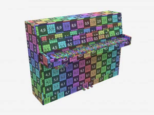 Digital piano musical instruments 06 3D Model