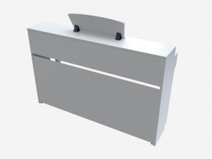 Digital piano musical instruments 07 3D Model