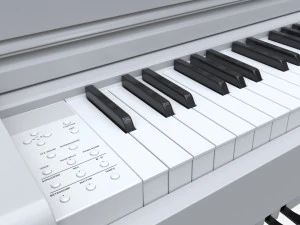 Digital piano musical instruments 07 3D Model