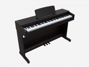 Digital piano musical instruments 08 3D Model
