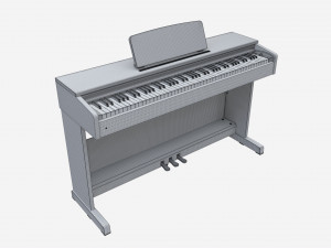 Digital piano musical instruments 08 3D 모델