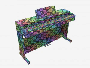 Strumenti musicali pianoforte digitale 08 Modello 3D