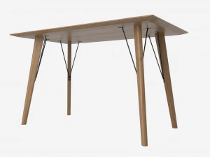 Dining table Helena rectangle 3D Model