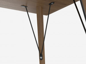 Dining table Helena rectangle Model 3D