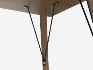 Dining table Helena rectangle 3D Model