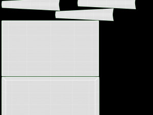 Dining table Helena rectangle Model 3D