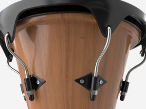 Djembe drum african musical instruments 3D Model