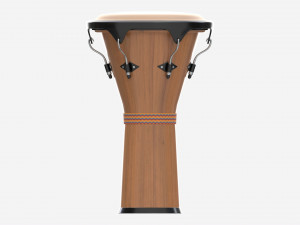 Djembe drum african musical instruments 3D Model