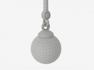 Earrings Diamond Gold Jewelry 01 3D Model