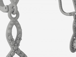 Earrings Diamond Gold Jewelry 02 Modèle 3D