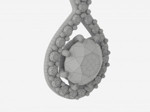 Earrings Diamond Gold Jewelry 02 Modèle 3D