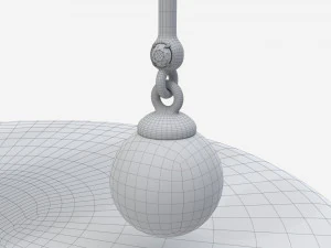 Earrings Leather Display Holder Stand 01 3D Model