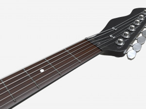 Electric guitar 01 3D 모델