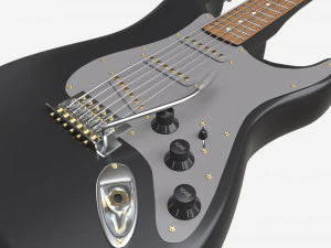 Electric guitar 03 3D Model