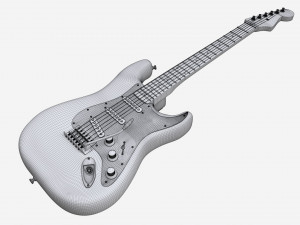 Electric guitar 03 3D Model