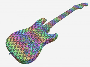 Electric guitar 03 3D Model