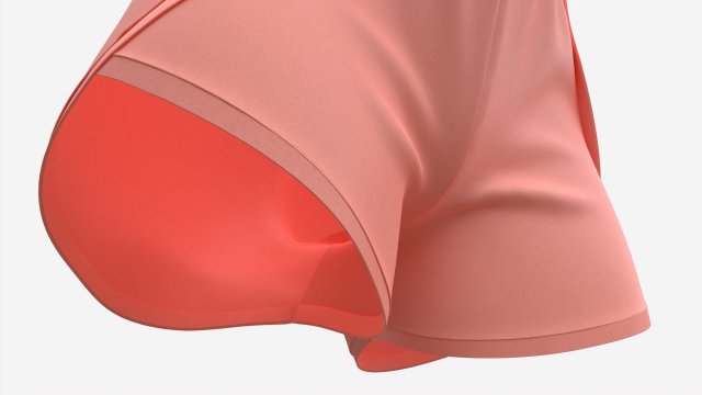 Fitness shorts for women pink 3D Model in Clothing 3DExport