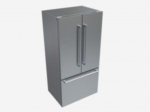 Fridge-freezer Bosch KFF96PIEP 3D Model