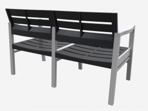 Garden bench Surabaya 3D Model