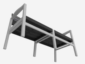 Garden bench Surabaya 3D Model