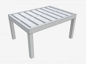 Garden table Surabaya 3D Model