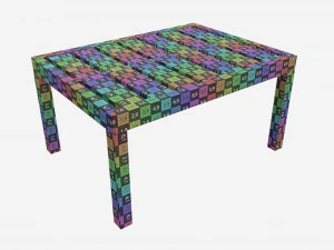 Garden table Surabaya 3D Model