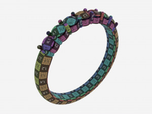 Gold Diamond Ring Jewelry 01 3D Модель