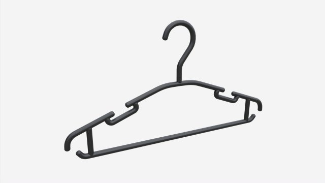 Hanger For Clothes Plastic 01 Modèle 3D .c4d .max .obj .3ds .fbx .stl .blend 