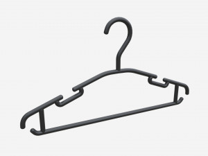 Hanger For Clothes Plastic 01 3D मॉडल