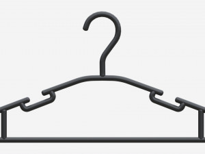 Hanger For Clothes Plastic 01 Modèle 3D
