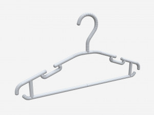 Hanger For Clothes Plastic 01 Modèle 3D