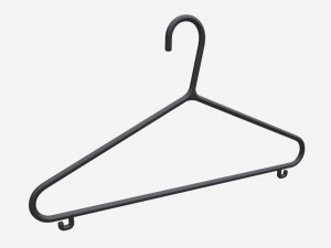Hanger For Clothes Plastic 02 Model 3D