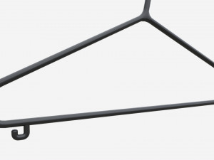 Hanger For Clothes Plastic 02 3D Model