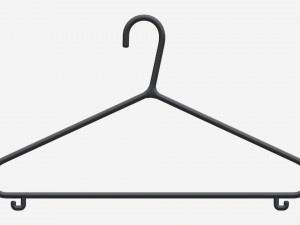 Hanger For Clothes Plastic 02 3D Model