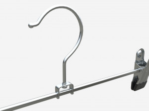 Hanger For Clothes Stainless Steel Modelo 3D
