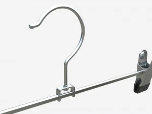 Hanger For Clothes Stainless Steel 3D Model