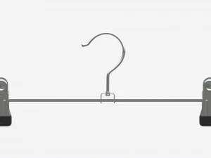 Hanger For Clothes Stainless Steel 3D Model