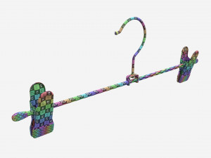 Hanger For Clothes Stainless Steel Modelo 3D