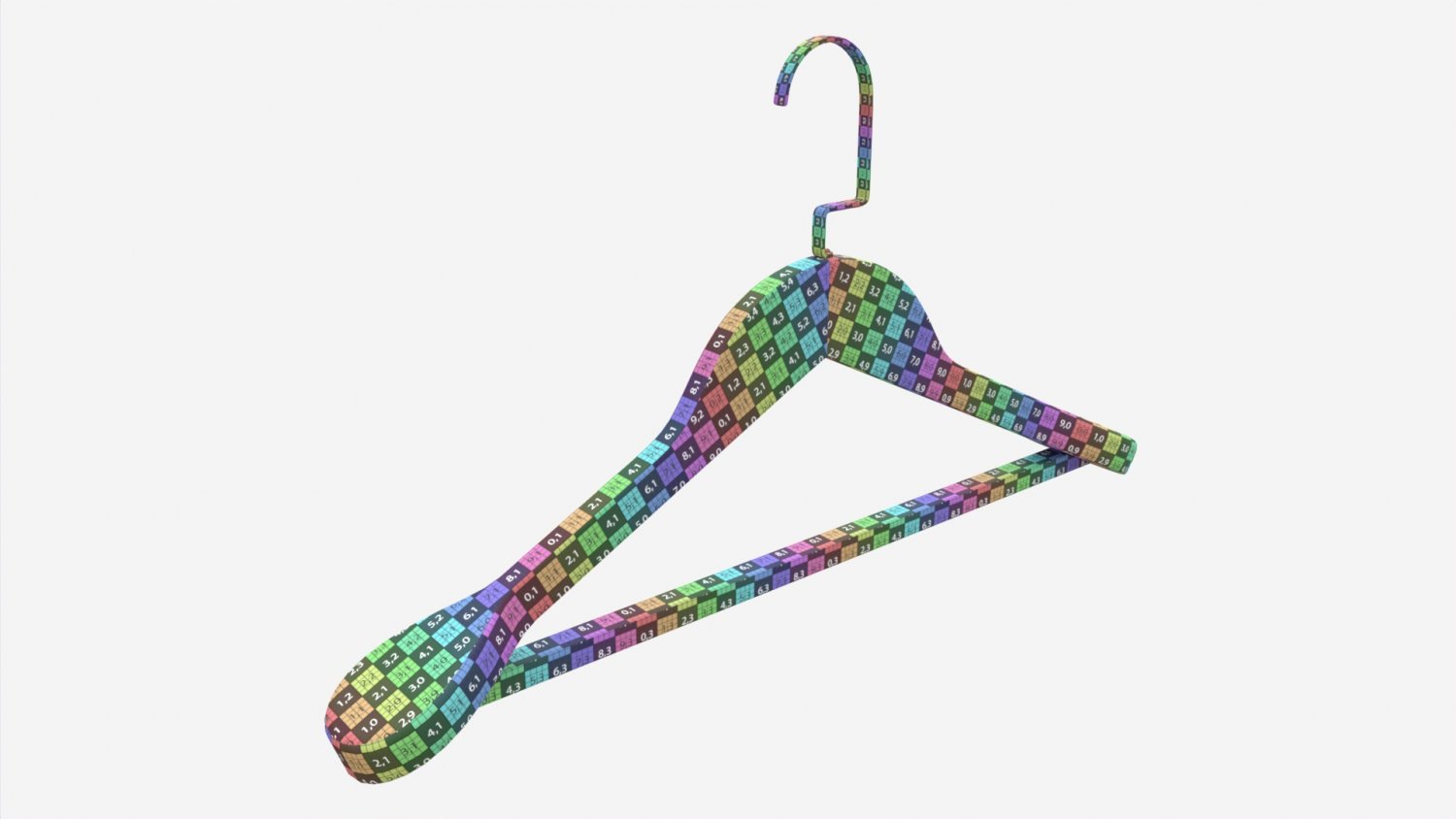 Hanger For Clothes Wooden 01 Light 3D Модель In Другое 3DExport
