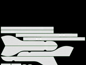 Cabide Para Roupas Madeira 02 Leve Modelo 3D