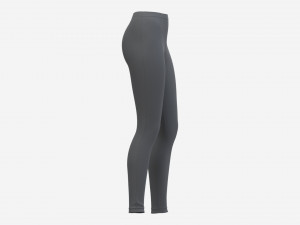 High Waisted Leggings for Women Gray 3Dモデル