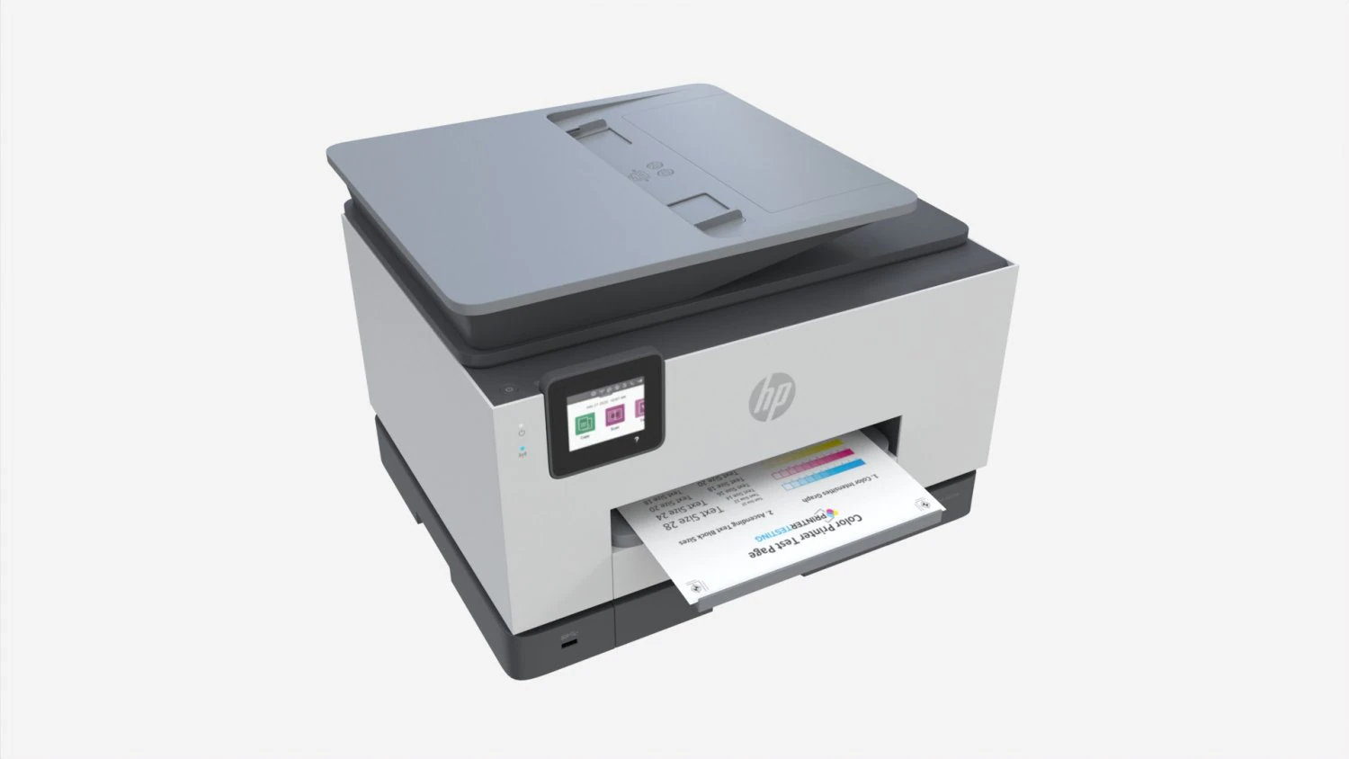 HP OfficeJet Pro 9025e All-in-One Printer 3D Model .c4d .max .obj .3ds .fbx .stl .blend 