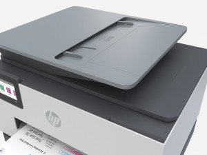 HP OfficeJet Pro 9025e All-in-One Printer 3D 模型