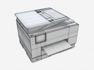 HP OfficeJet Pro 9025e All-in-One Printer 3D 模型
