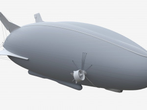 Hybrid Air Vehicle Airlander 3D Модель