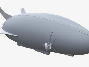 Airlander de ve&iacute;culo a&eacute;reo h&iacute;brido Modelo 3D