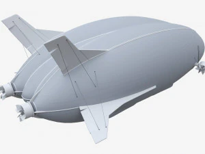 Airlander de ve&iacute;culo a&eacute;reo h&iacute;brido Modelo 3D