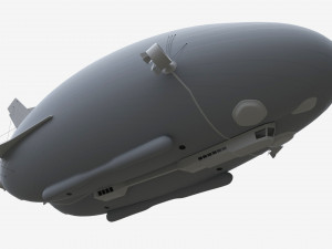 Hybrid Air Vehicle Airlander 3D Модель